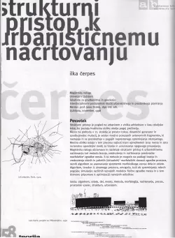 Ilka Čerpes - Strukturni pristop k urbanističnemu načrtovanju